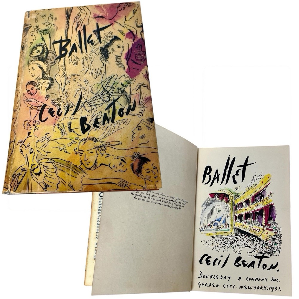 Ballet By Cecil Beaton Book Dance History Performing Arts 1st Edition 1951 DJ HC