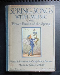 1st ed C1924 Cicely Mary Barker Flower fairies of the Spring music Tipped In