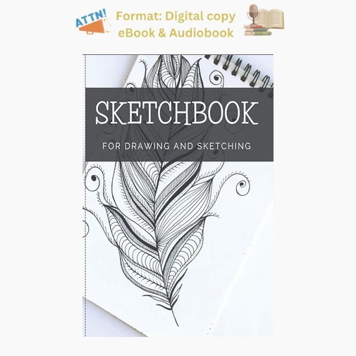 Sketchbook For Drawing And Sketching: 100 Blank Pages, A, Fun Color Design 2021