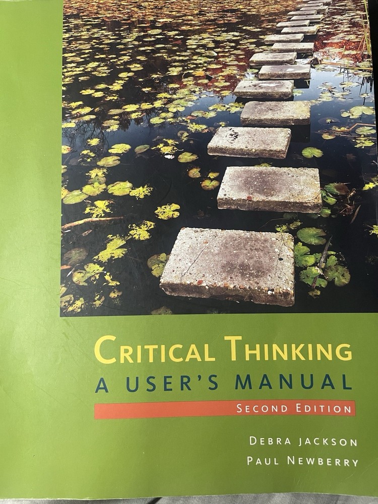Critical Thinking: A User’s Manual 2nd Ed Paperback Jackson Newberry Cengage