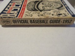 1952 Baseball Official Guide J.G. Taylor Spink Sporting News STAN MUSIAL