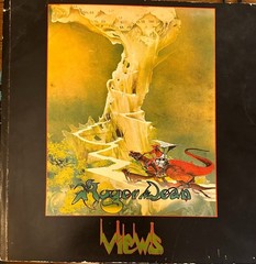 Views Roger Dean Art Book 1975 2nd Ed Paperback Yes Band Art (plus others)