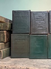 100 yr Old Antique Little Leather Library Books 1920’s Redcroft Pick Your Title