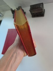 1843 Fables de La Fontaine 2 Volume Leather Set Grandville Illustrated French