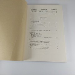 Harvard Law Review January 1992 Volume 105 Number 3 Paperback