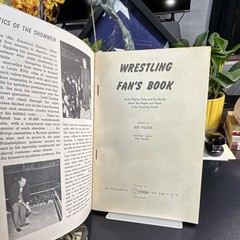 Sid Feder Wrestling Book Softcover Key Publishing Co. Vintage copyright 1952