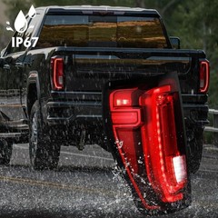 Full LED Tail Light Assembly Compatible with GMC Sierra 1500/2500HD/3500HD 2019-