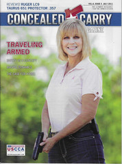 Concealed Carry Magazine Jul 2011 Traveling Armed Ruger LC9 Taurus 651 Protector