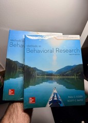 Methods in Behavioral Research (B&B Psychology) Standalone Book