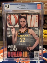 Top Pop CGC 9.8 – Caitlin Clark «Dialed In» SLAM Magazine #256, 6/25-7/25
