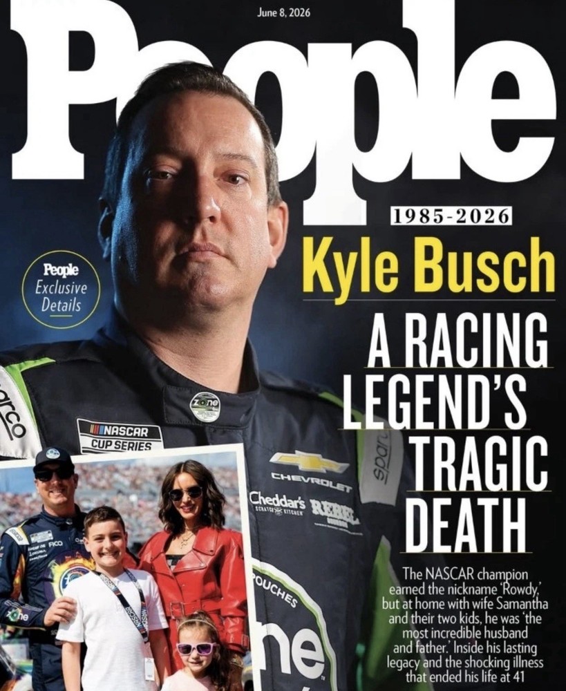 KYLE BUSCH 1985-2026 RACING LEGEND NASCAR – PEOPLE MAGAZINE – JUNE 8 2026