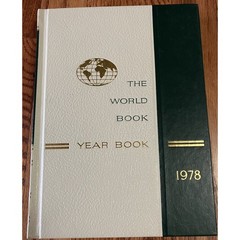 1978 The World Book Encyclopedia Yearbook 1977 Year in Review 608 Pages