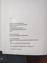 Bluebook: A Uniform System of Citation Spiral by Harvard Law Review