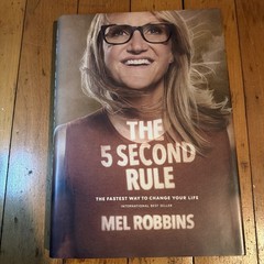 The 5 Second Rule Mel Robbins 2017 Savio Republic Hardcover Self‑Help Bestseller