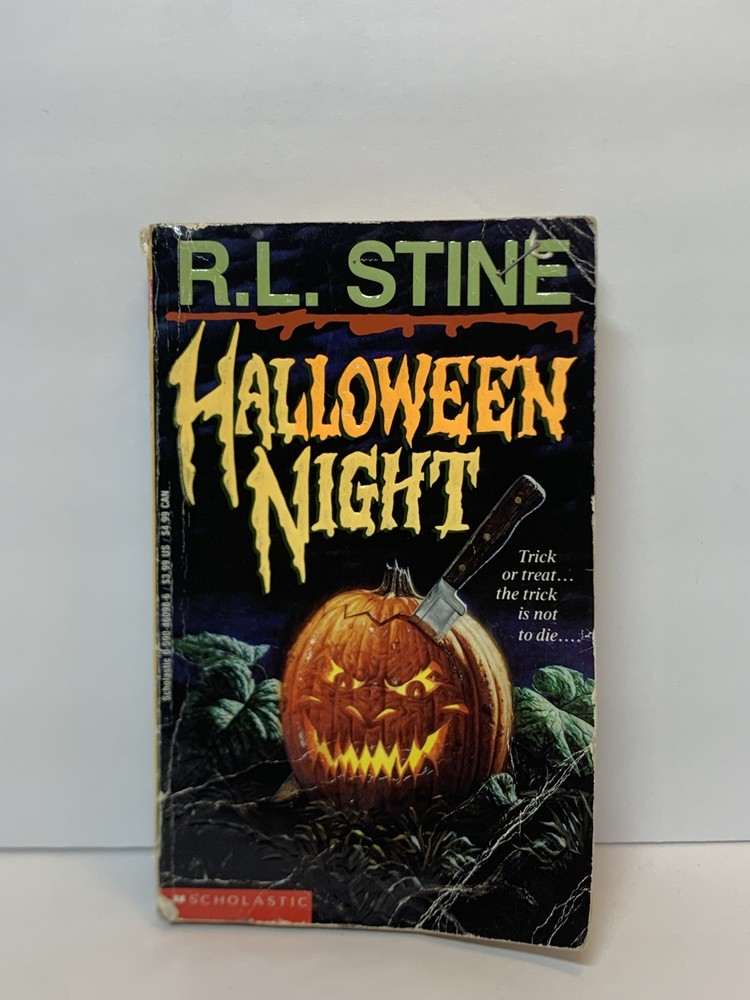 Halloween Night by R.L Stine Vintage YA Horror Paperback 1993 Trick Or Treat