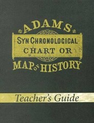 Adams Chart of History Teachers Guide – Paperback By Master Books – GOOD