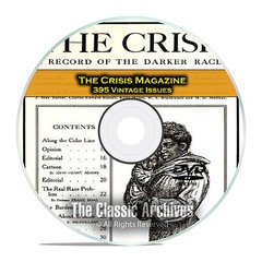 The Crisis Magazine, 395 Vintage Issues, 1910-1963 American Civil Rights DVD D09