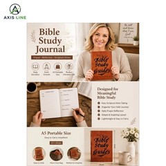 66-Page Bible Study Guide, Daily Devotional Journal,Study Notebook Based Planner