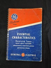 1950s GE Electronic Tubes Essential Characteristics General Electric Tube Manual