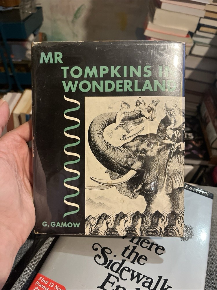 Mr. Tompkins In Wonderland 1944 VG DJ Mylar Covering