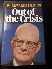 Out of the Crisis W Edwards Deming MIT Press HC Total Quality Management TQM