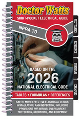 Dr. Watts Pocket Electrical Guide Based on the NEC 2026