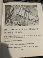 Mr. Tompkins In Wonderland 1944 VG DJ Mylar Covering