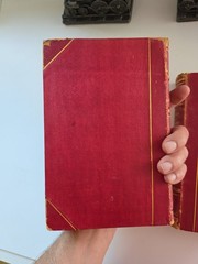1843 Fables de La Fontaine 2 Volume Leather Set Grandville Illustrated French