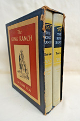 The King Ranch Tom Lea 2 Vol Set 1st Edition 1st Printing w Slipcase Texas 1957