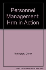 Personnel Management: Hrm Action (Bbm), Torrington, Derek, Good Book