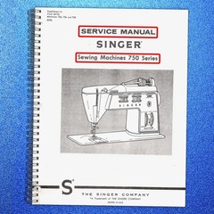 SINGER 750 Series Service Manual NOT User Manual, BINDING – TOUGH FRONT & BACK