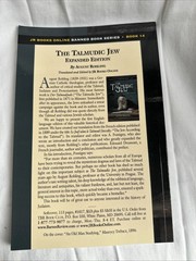 AVAILABLE !! The Talmudic Jew, Expanded Edition by August Rohling