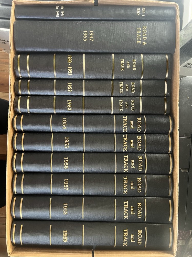 Road & Track Magazine Lot of 40 hardbound RARE – PICK YOUR YEAR