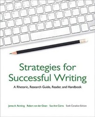 Strategies for Successful Writing: A Rhetoric, Research Guide, Reade – VERY GOOD