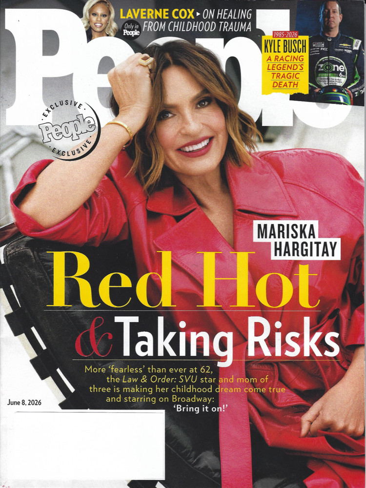 People Magazine ~ June 8th 2026 ~ Mariska Hargitay ~ Kyle Busch