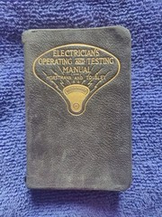 Electrician’s Operating And Testing Manual Horstmann And Tousley 1910 Leather