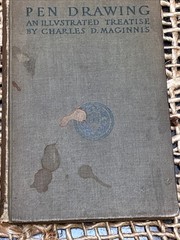 Pen Drawing: An Illustrated Treatise Charles D. Maginnis Rare Third Ed-1901 HB