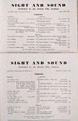 Sight and Sound 1952 full year x4 Streetcar Clair Cocteau horror Dietrich +++