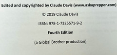 The Lost Ways by Claude Davis 2019 4th Edition Paperback