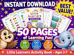 DIGITAL Make learning fun and exciting with the Little Learners Activity Book!