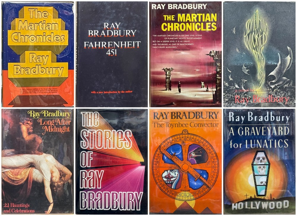 Ray Bradbury / lot of 8 hardcover First & early Editions