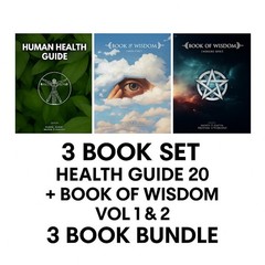 Health Guide 20 + Book of Wisdom Vol 1 & 2 by Harry B. Joseph – 3 Book BUNDLE