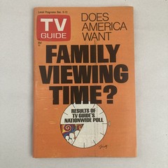 1975 TV GUIDE Family Viewing Time Very Good No Label South Florida Edition