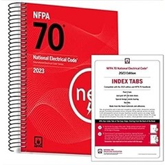 NFPA NEC 70 National Electrical Code 2023 Edition Spiral With Index Tabs