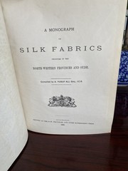 Calico Museum Textile Monograph Silk Fabrics 1974 Reprint India Ahmedabad
