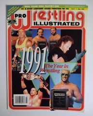 Pro Wrestling Illustrated March 1992 Magazine Collectors Issue Sting Bret Heart