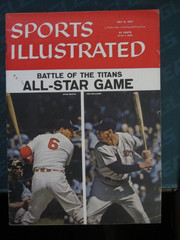 Sports Illustrated Jul 1957 Stan Musial Ted Williams All Star Newsstand No Label
